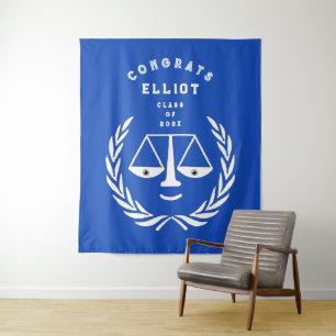 Lawyer Law School Graduation Party Tapestry