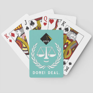 Lawyer Law School Graduation Playing Cards