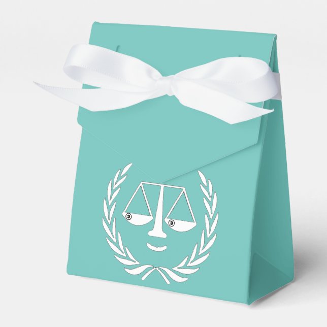 Lawyer Law School Party Favour Box (Front Side)