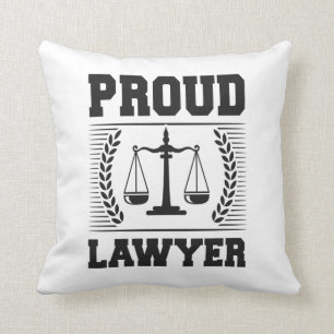 Lawyer Law Student Proud Lawyer Cushion