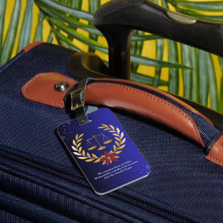 Lawyer Luggage Tag Gift for Christmas