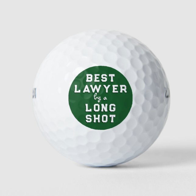Lawyer Novelty Gift Golf Balls (Front)