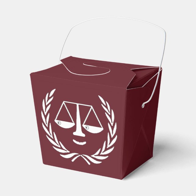 Lawyer Party Favour Box (Front Side)