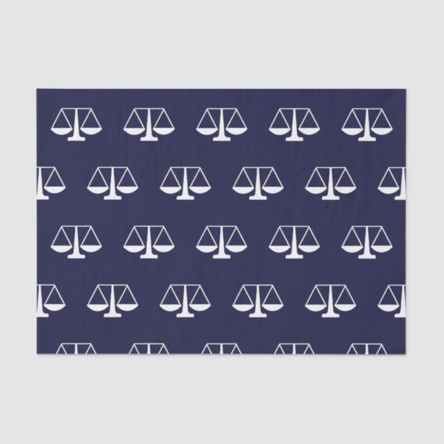 Lawyer Party Gifts Tissue Paper (Front)