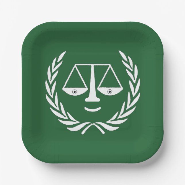 Lawyer Party Paper Plates (Front)
