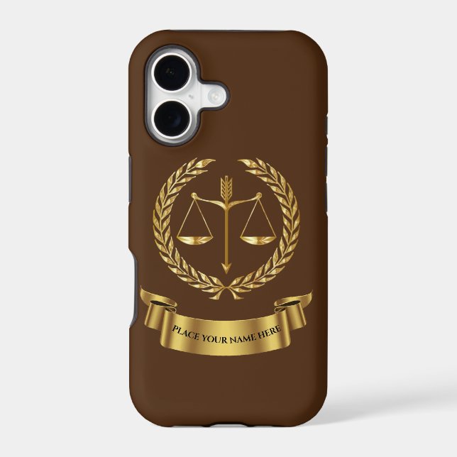 Lawyer Personalised  Case-Mate iPhone Case (Back)