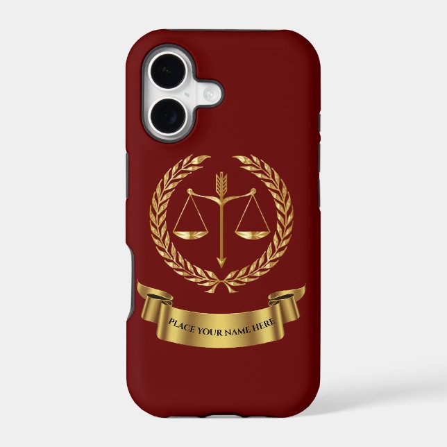 Lawyer Personalised  Case-Mate iPhone Case (Back)