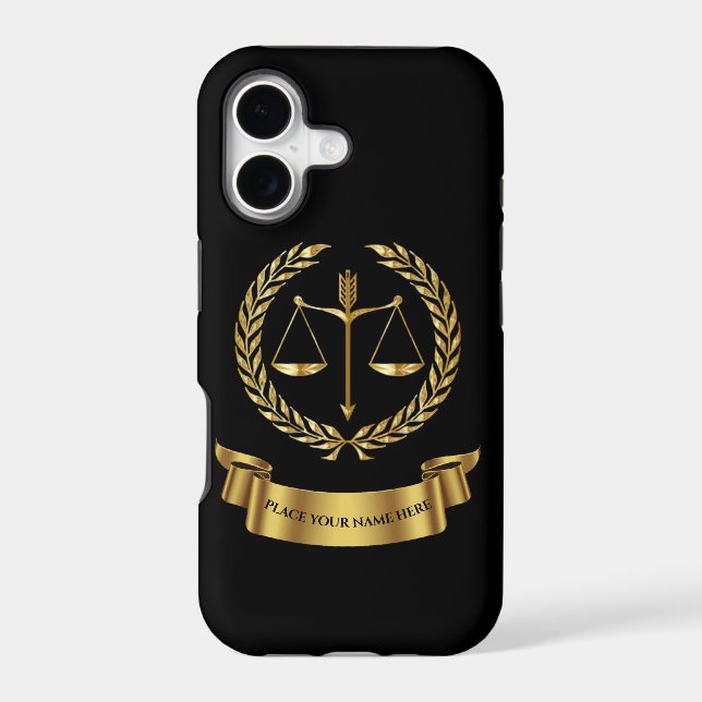 Lawyer Personalised  Case-Mate iPhone Case (Back)