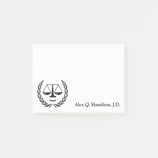 Lawyer Post-it Notes (Front)