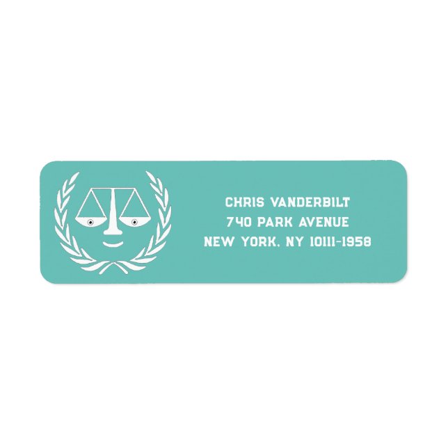 Lawyer Return Address (Front)
