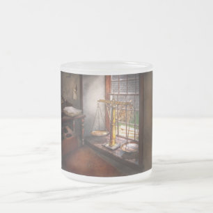 Lawyer - Scales of Justice Frosted Glass Coffee Mug