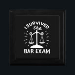 Lawyer Survived The Bar Exam Gift Box<br><div class="desc">Lawyer Survived The Bar Exam</div>