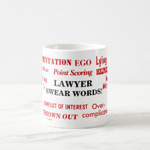 Lawyer Swear Words Annoyingly Funny Pet Peeves Coffee Mug