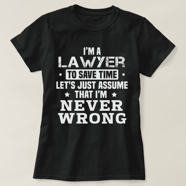 Lawyer T-Shirt (Design Front)