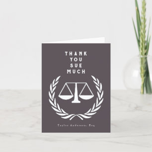Lawyer Thank You Card