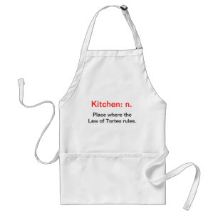 Lawyer-themed apron