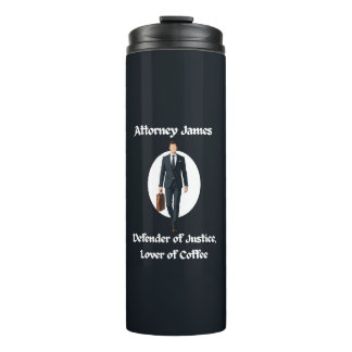 Lawyer Thermal Tumbler – Defender of Justice