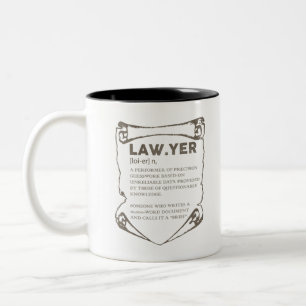 Lawyer Two-Tone Coffee Mug
