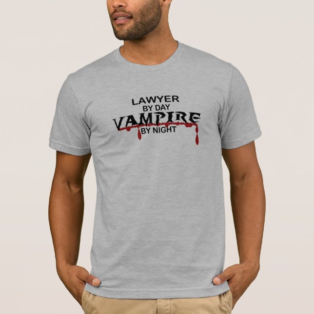 Lawyer Vampire by Night T-Shirt (Front)