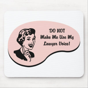 Lawyer Voice Mouse Mat
