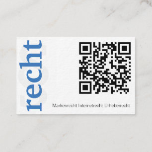 lawyer with qr code business card