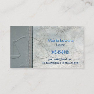 Lawyer's business card. business card