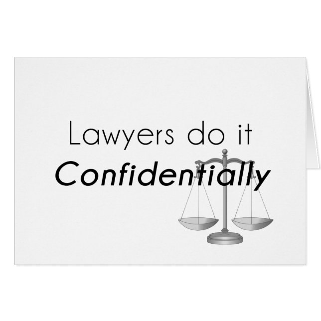 Lawyers do it Confidentially (Front Horizontal)