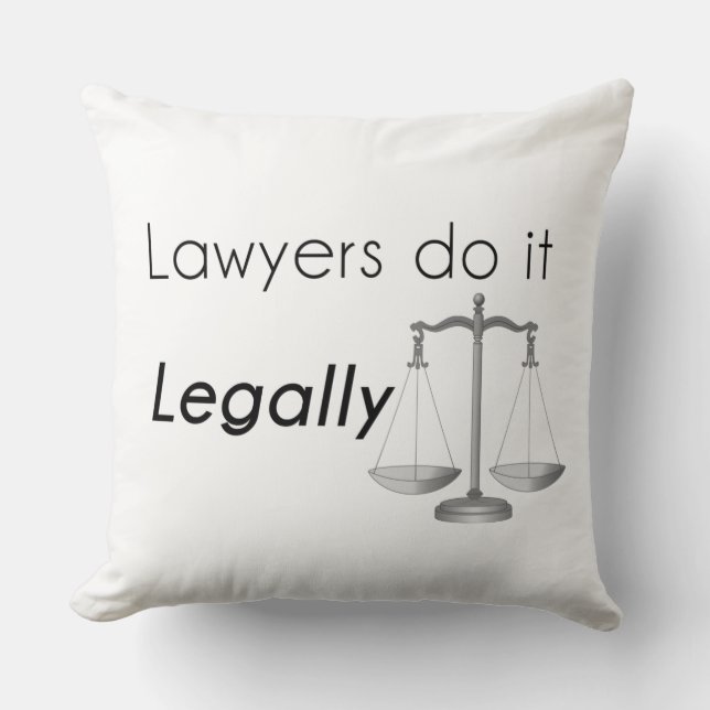 Lawyers do it! cushion (Front)