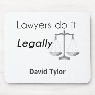 Lawyers do it! mouse mat