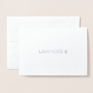 Lawyers & Happy Birthday! Foil Card