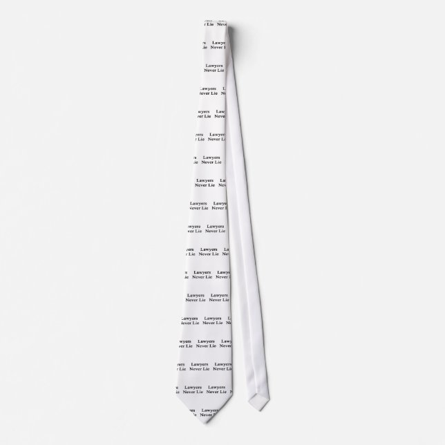 Lawyers Never Lie Tie (Front)