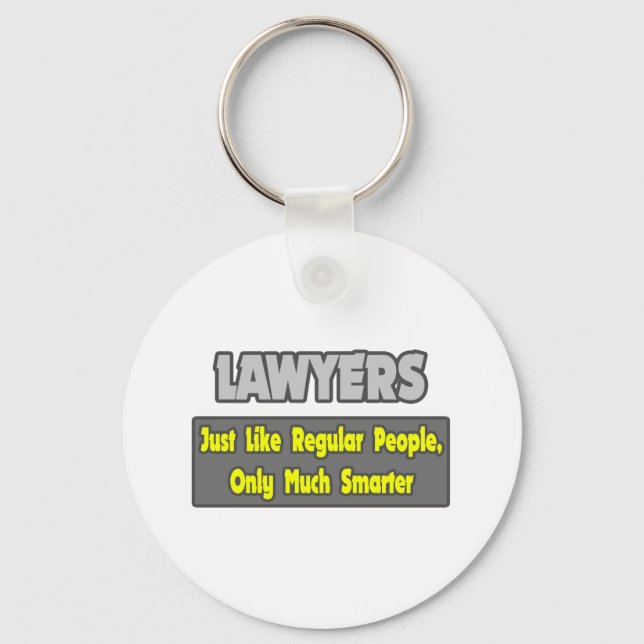 Lawyers...Smarter Key Ring (Front)