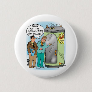 Lawyers Talk About Time Machine 6 Cm Round Badge
