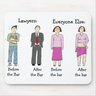Lawyers vs. Everyone Else Mouse Pad