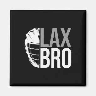 Lax Bro Funny Lacrosse Player Boy Kids  Magnet