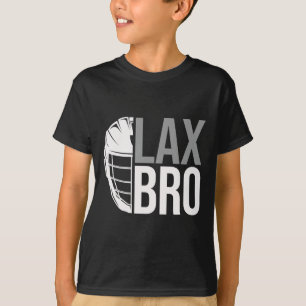 Lax Bro Funny Lacrosse Player Boy Kids T-Shirt
