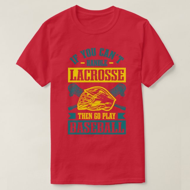 Lax Club Team Player Coach Fans Coaches Lacrosse 1 T-Shirt (Design Front)