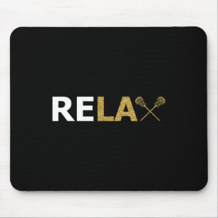 Lax Lacrosse Stick Player Coach Goalie Team Helmet Mouse Mat