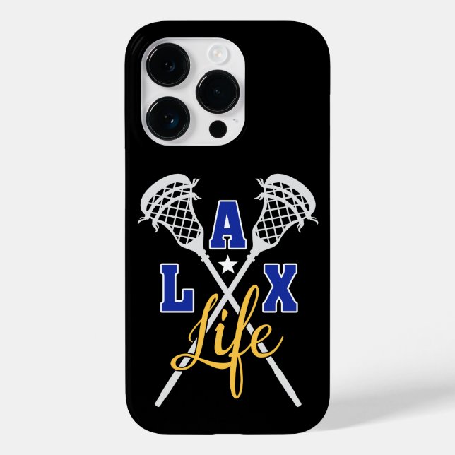 LAX Life / Custom Colours / Lacrosse Case-Mate iPhone Case (Back)
