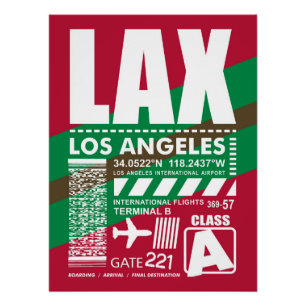 LAX Los Angeles Airport Poster