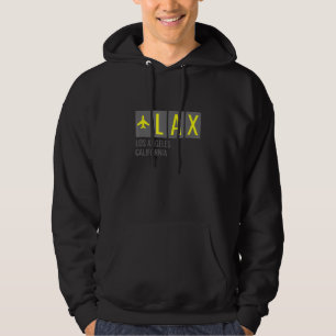 Lax Los Angeles California Airport Code Hoodie