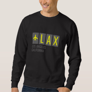 Lax Los Angeles California Airport Code Sweatshirt
