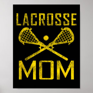 Lax Mom Lacrosse Mom Favorite Player Mother's Day Poster