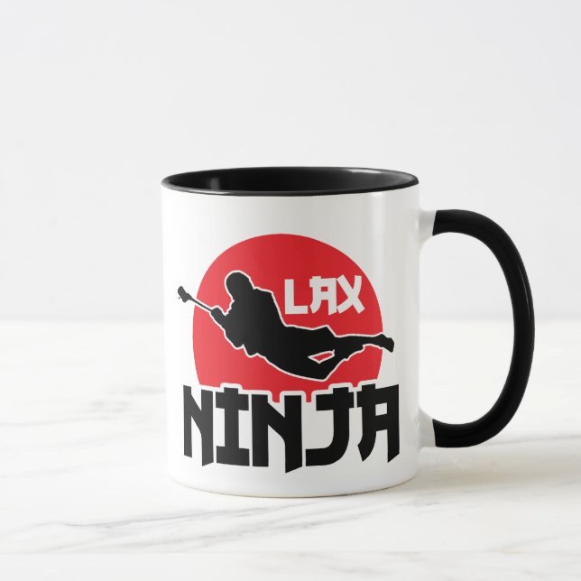 LAX Ninja Lacrosse Mug (Right)