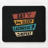 Lax Sport Funny Lacrosse Player Eat Sleep Lacrosse