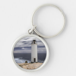 Laxe Lighthouse Galicia, Spain Key Ring