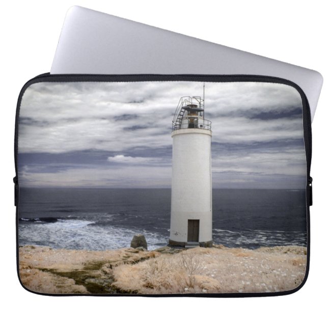 Laxe Lighthouse | Galicia, Spain Laptop Sleeve (Front)