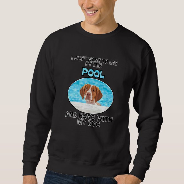 Lay By Pool & Hang W Brittany Sweatshirt (Front)