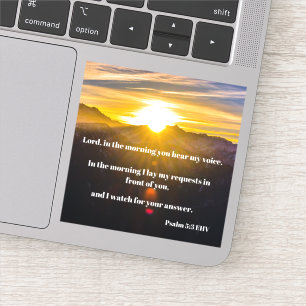 Lay My Worries In Front Of God Psalm 5:3 Bible