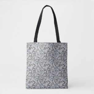 Lay some metals on me x4 LGrey BG Tote Bag